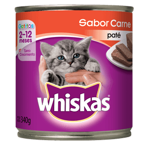 Whiskas latas carne gatitos x 340grs