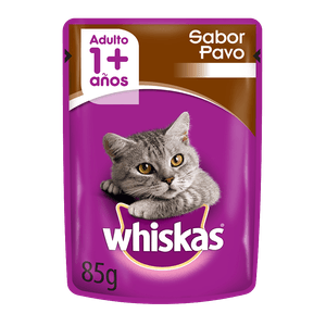 Whiskas salsa pavo x 85 grs.