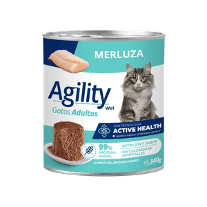 Agility Cat Merluza Lata X 340gr