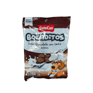 Bocaditos golocan x 100 gr  sabor chocolate con leche