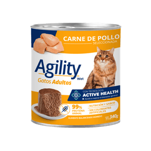 Agility Cats Pollo lata x 340gr